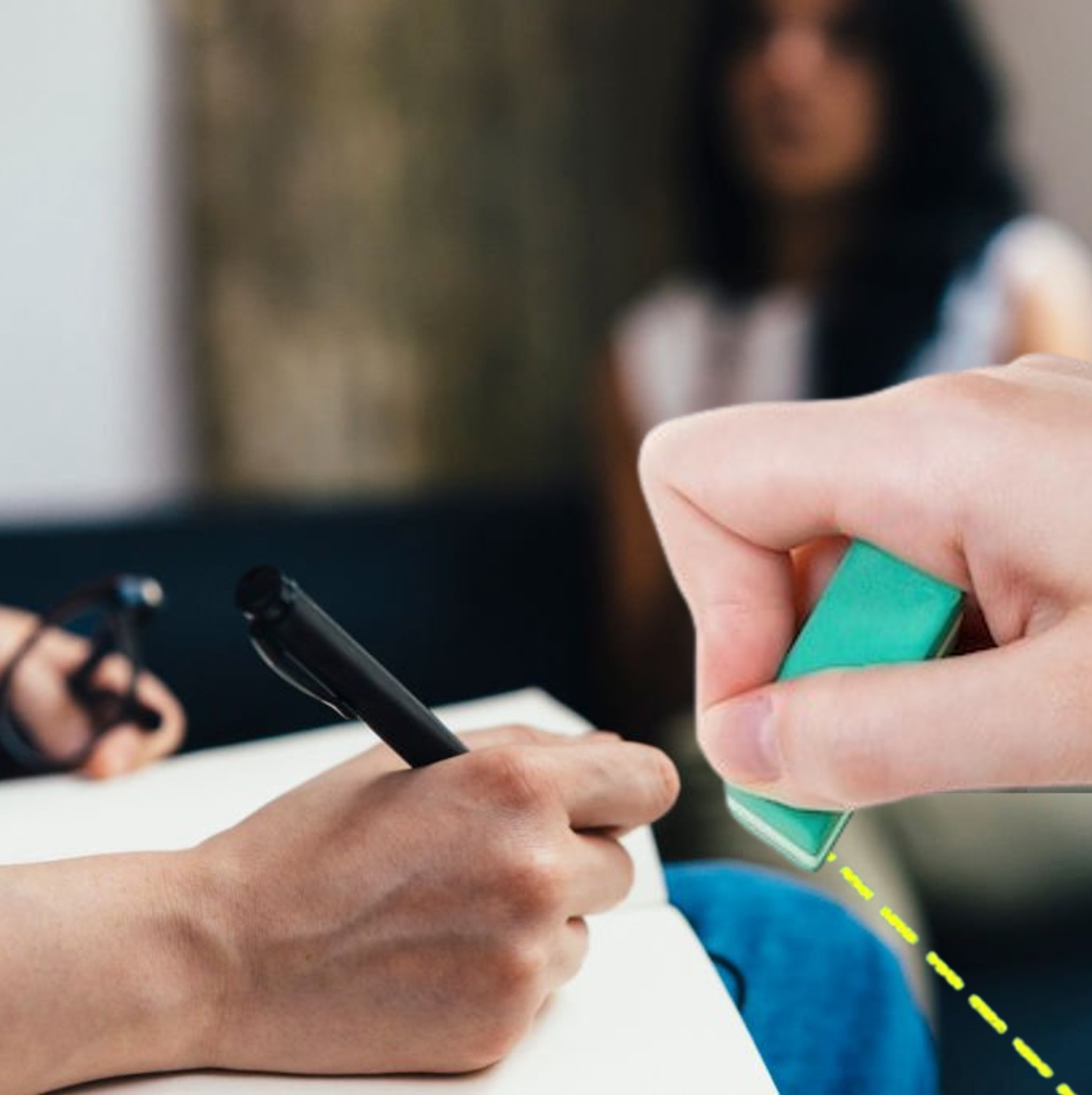 Imatge d'una sessió de psicoteràpia cognitiva-conductual