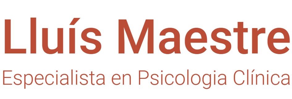 Imatge que diu Lluís Maestre, especialista en psicologia clínica